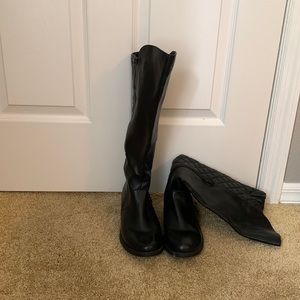 Quilted Riding Boots